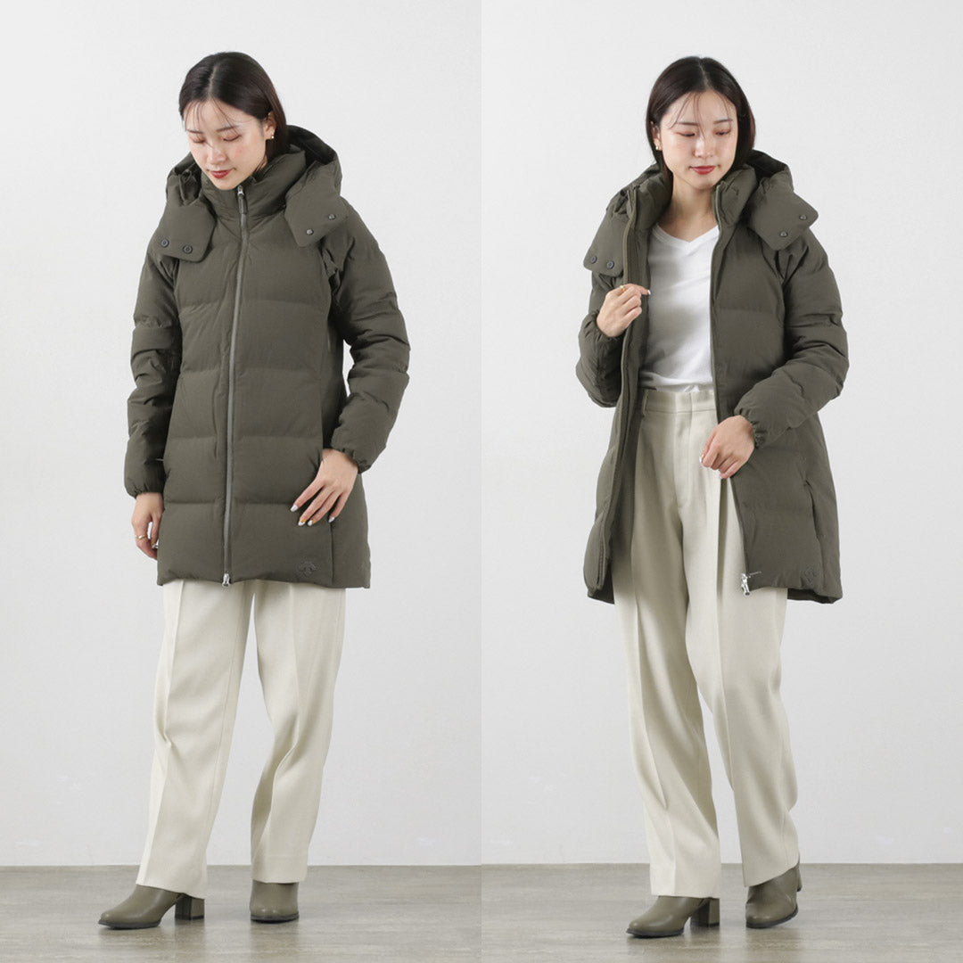 DESCENTE / ALLTERRAIN（デサント / オルテライン） 水沢ダウンコート アンカーHC レディース アウター ロング 日本製  DAWUGK43U MIZUSAWA DOWN COAT ANCHOR-HC