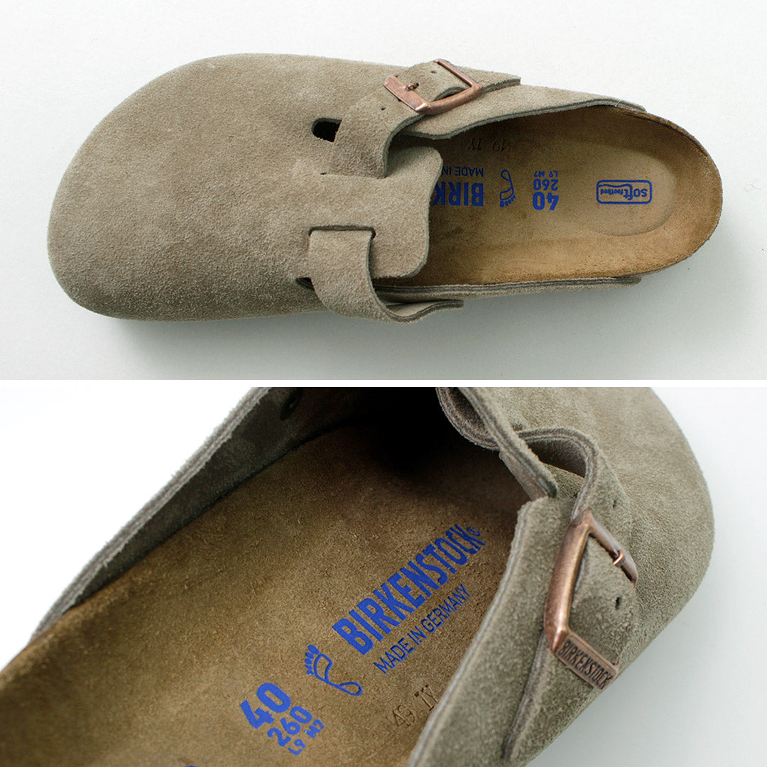 BIRKENSTOCK BOSTON ボストン スエードレザー サンダル トープ - 靴