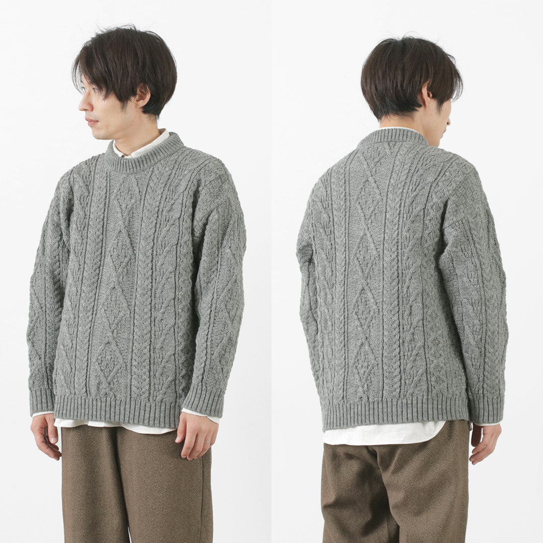 OLD DERBY KNITWEAR（オールドダービーニットウェア） アラン クルー