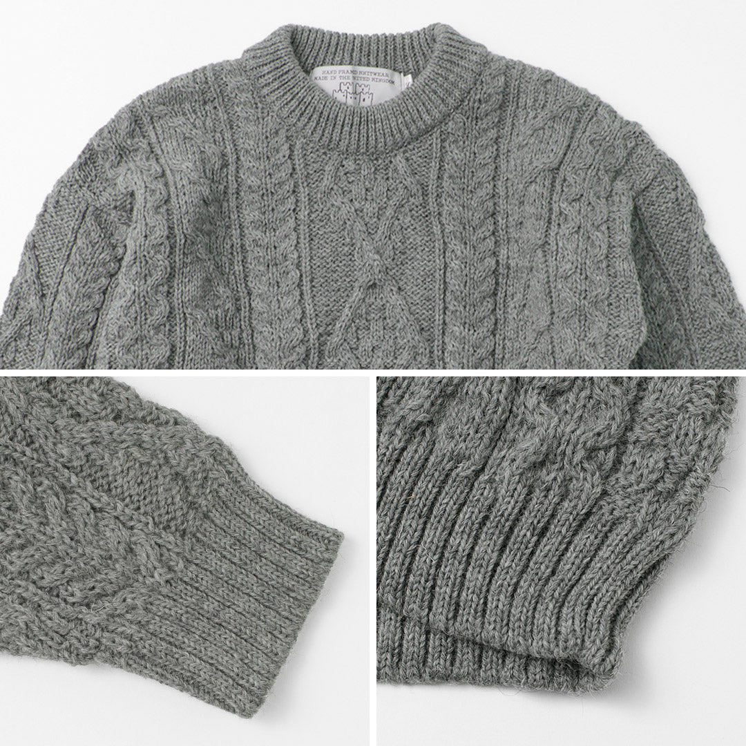 30％OFF】OLD DERBY KNITWEAR（オールドダービーニットウェア） アラン