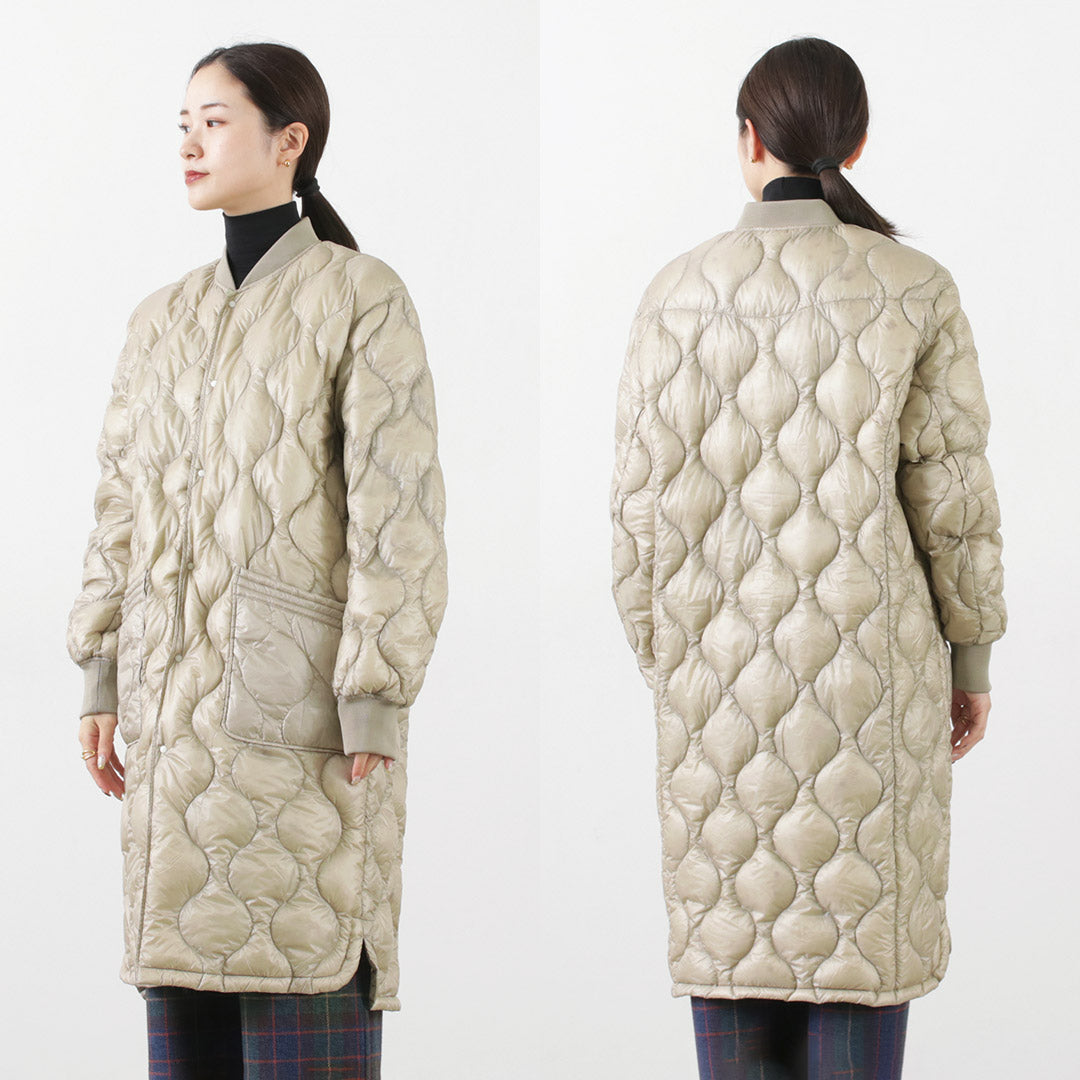 NANGA（ナンガ） オニオンキルト ダウン ハーフコート アウター メンズ レディース ユニセックス アウトドア ロングコート ONION  QUILT HALF COAT