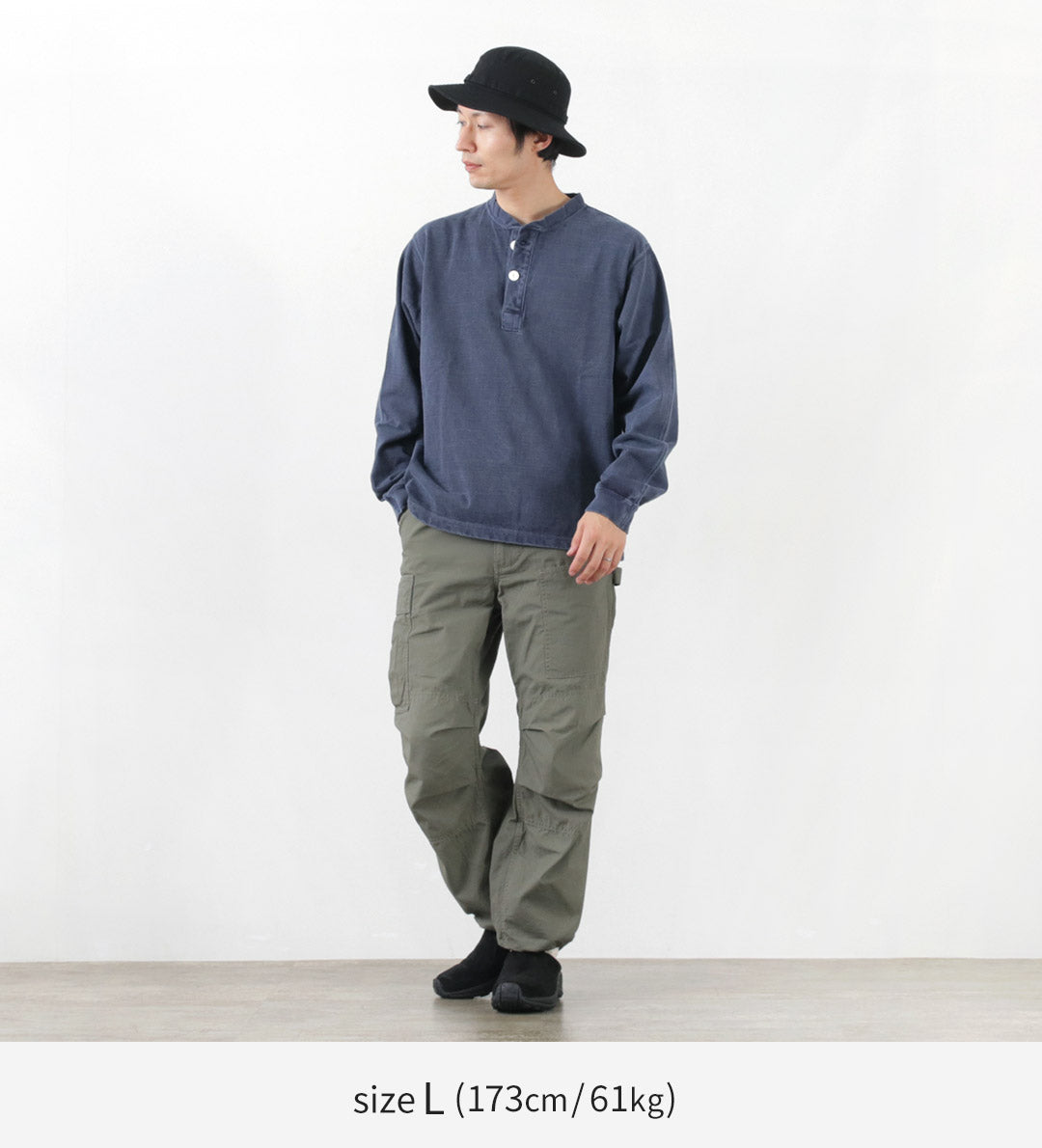 GOOD ON（グッドオン） L/S ヘビー ヘンリーT メンズ トップス 長袖 T