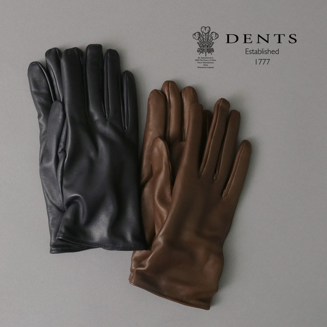 【30％OFF】DENTS（デンツ） ビスレー /カシミアライニング レザーグローブ メンズ 手袋 革 羊革 シープスキン ビジネス フォーマル  イギリス製 ギフト プレゼント【セール】