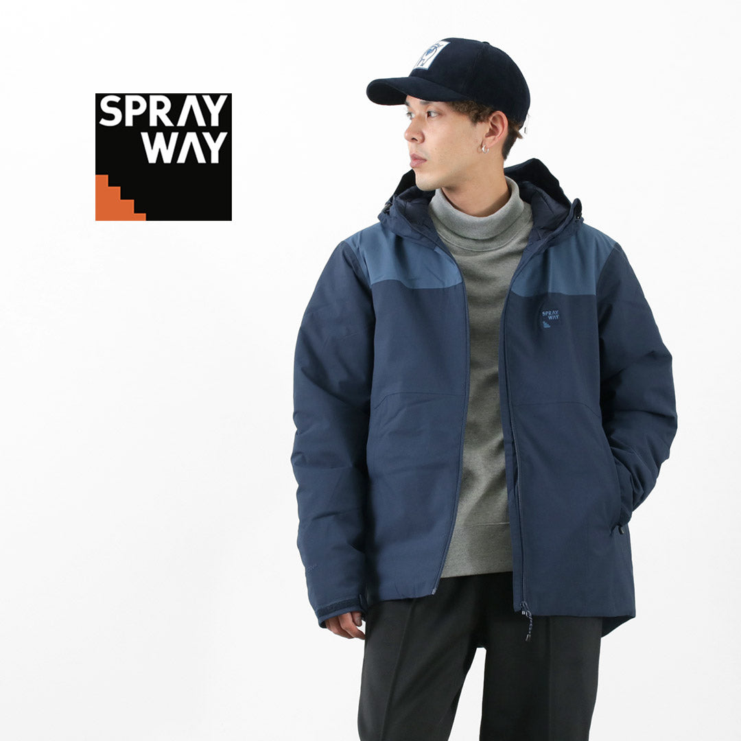 【30％OFF】SPRAY WAY（スプレイウェイ） メラー ジャケット ハイドロドライ サーモスフィア アウター メンズ 防水 防風 撥水 保温  アウトドア MELLOR JACKET HYDRODRY THERMOSPHERE【セール】