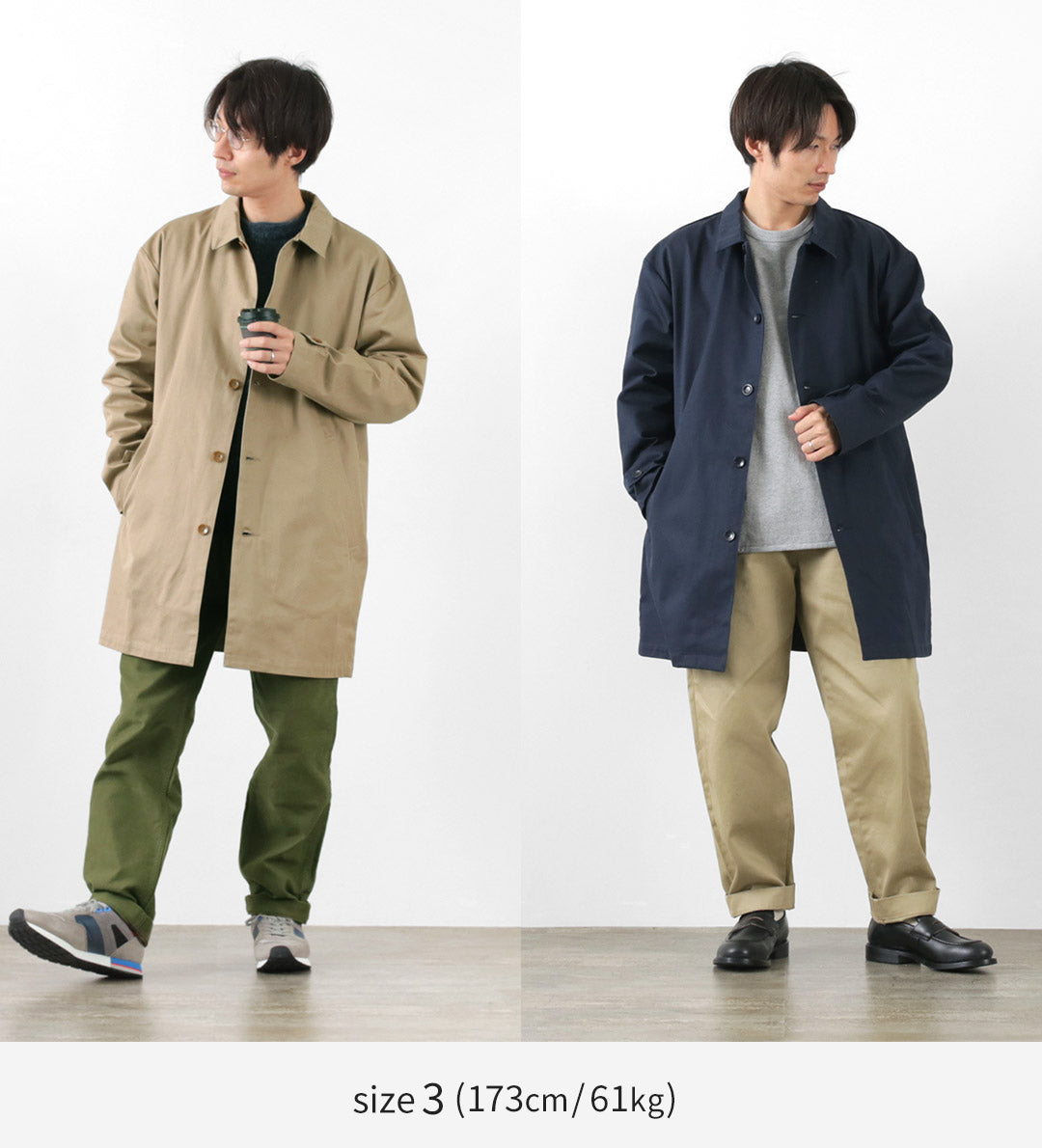 在庫SALE 値下げ KAIKO LARGER SOUTIEN COLLAR COAT - ジャケット/アウター