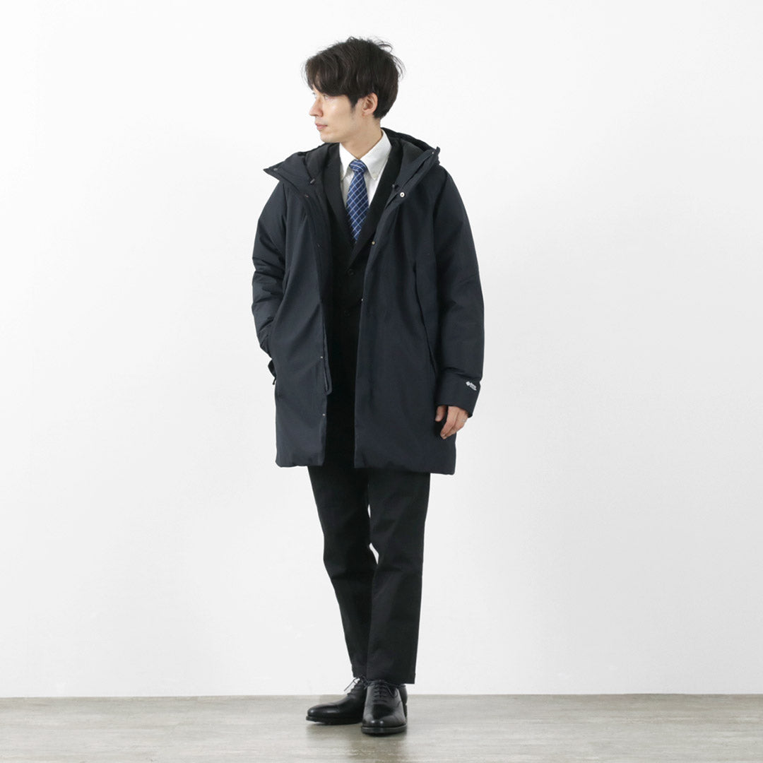 ＋phenix（プラスフェニックス） フーディ ダウンコート GTX メンズ アウター ゴアテックス ビジネス 長袖 HOODIE DOWN COAT  GTX