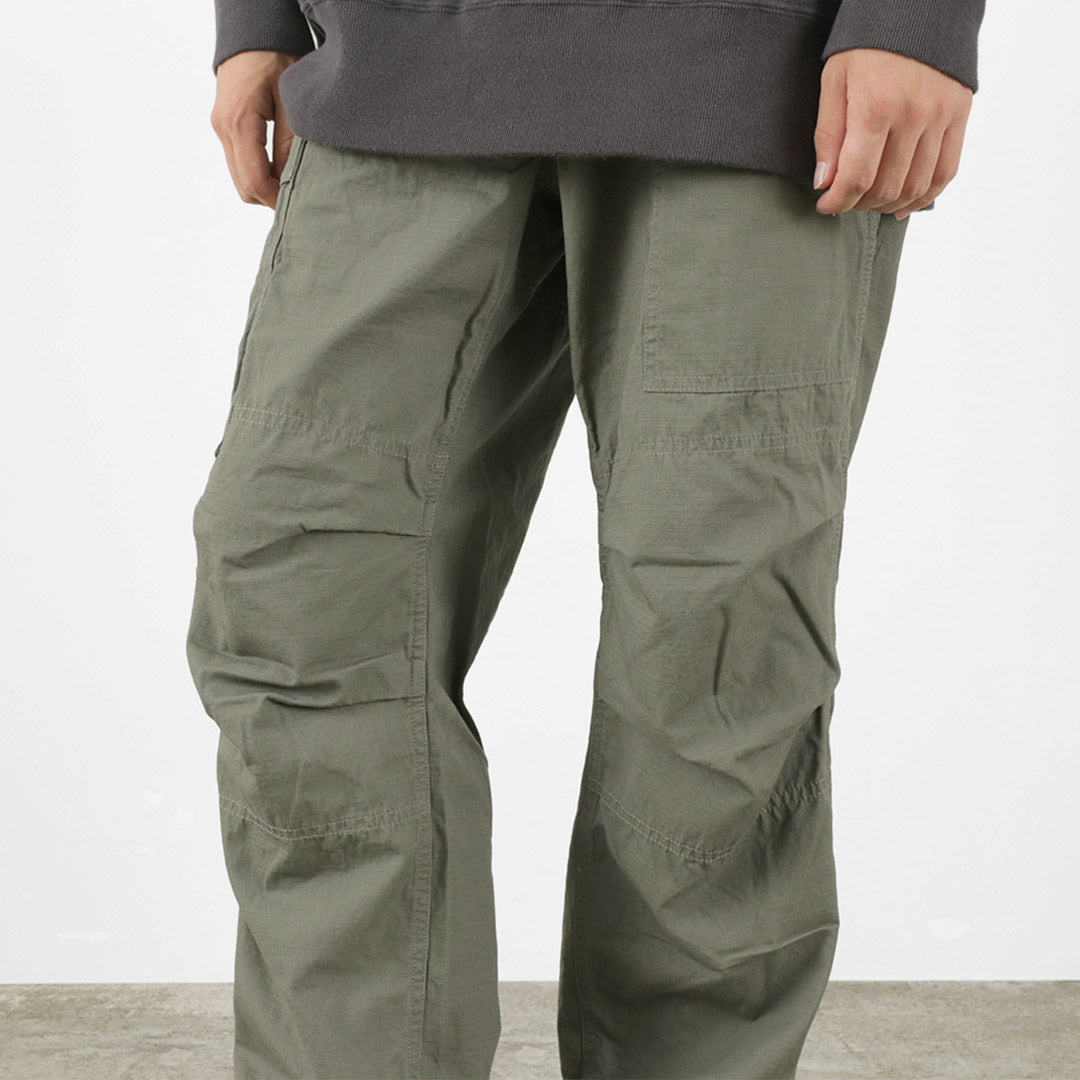 UM10296 Forest Green Mini-Ripstop Corrections Cargo Trousers - Cal