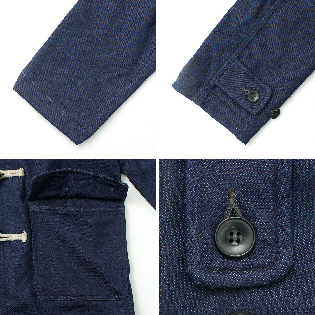 FOB FACTORY Indigo Duffle Coat