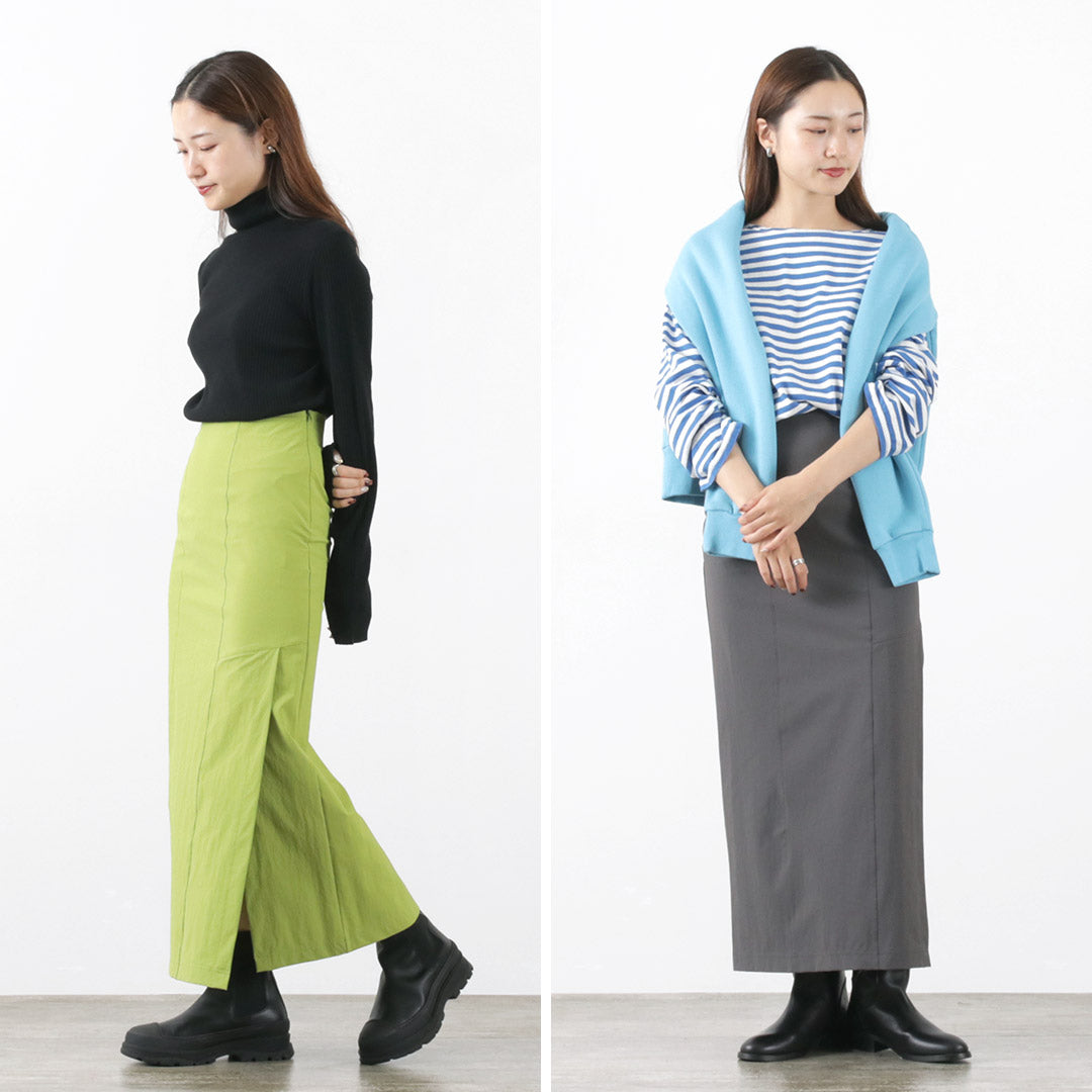 THE shinzone SIDE SLIT SKIRT - ロングスカート