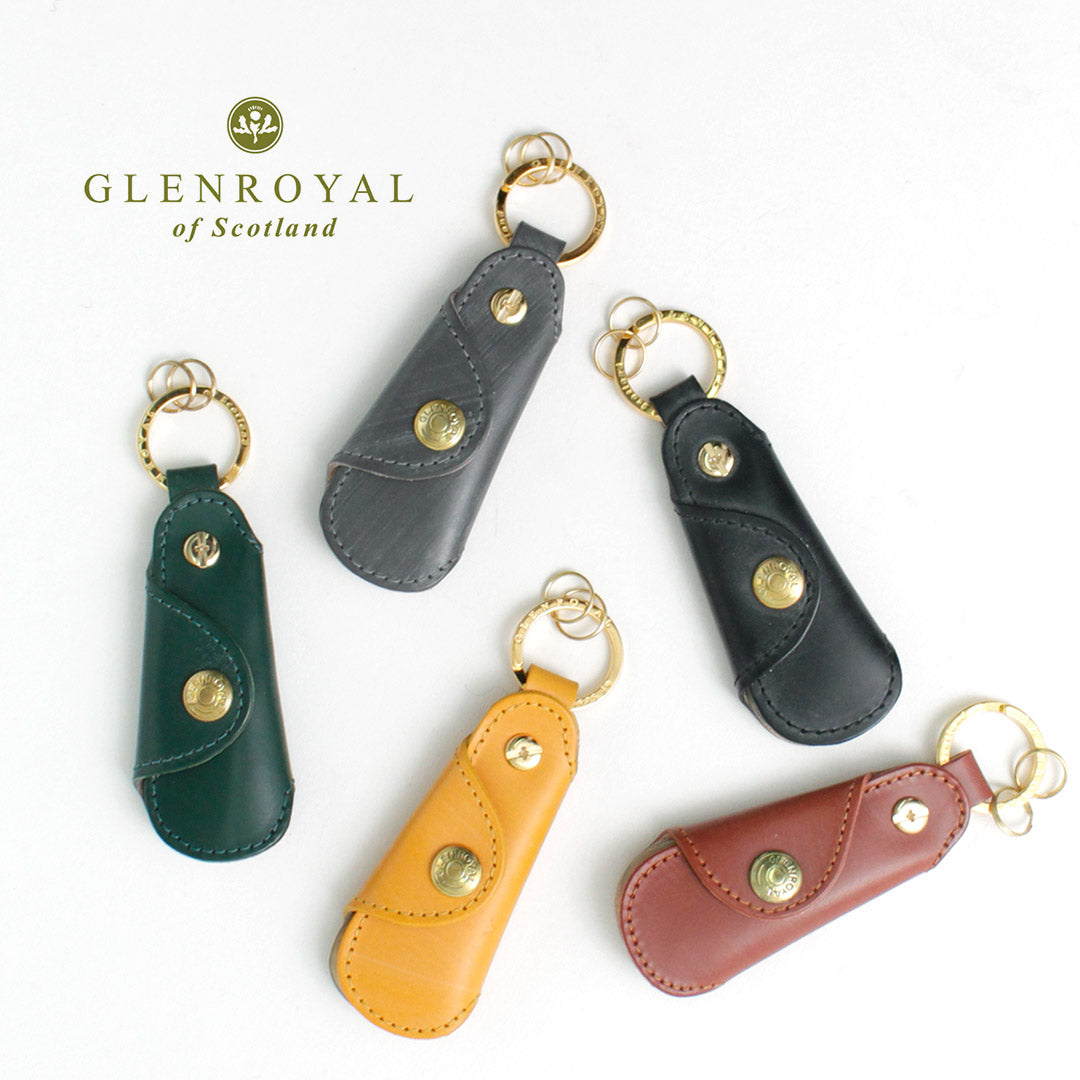 【正規品】GLENROYAL（グレンロイヤル） ポケット シューホーン 靴ベラ キーホルダー メンズ 本革 レザー 携帯 持ち運び オフィス ギフト  就職祝い 03-5802 POCKET SHOE HORN