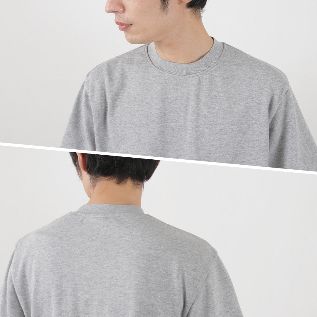 YONETOMI NEW BASIC（ヨネトミニューベーシック） ヨコ 丸胴 ニットTシャツ / メンズ レディース 半袖 無地 クルーネック 日本製  米冨 YOKO-MARUDO KNIT TEE