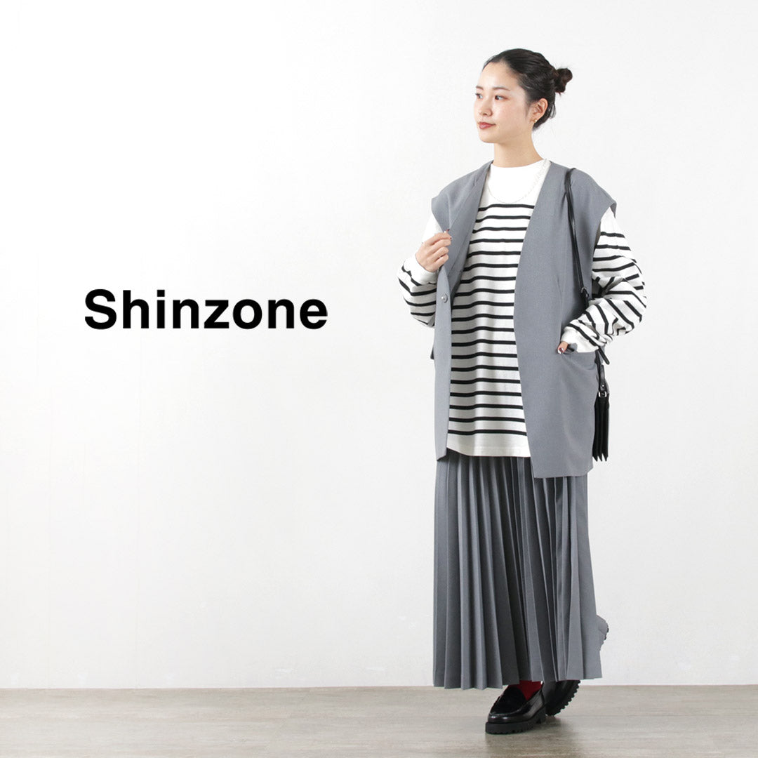 SHINZONE（シンゾーン） ビッグベスト / レディース トップス ジレ フォーマル 前開き 23SMSJK03 BIG VEST