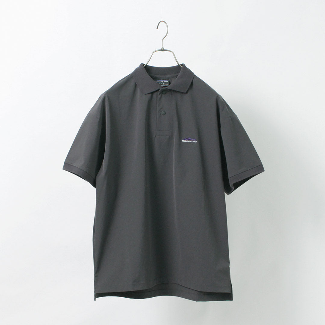 THOUSAND MILE Water Repellent Stretch Polo Shirt