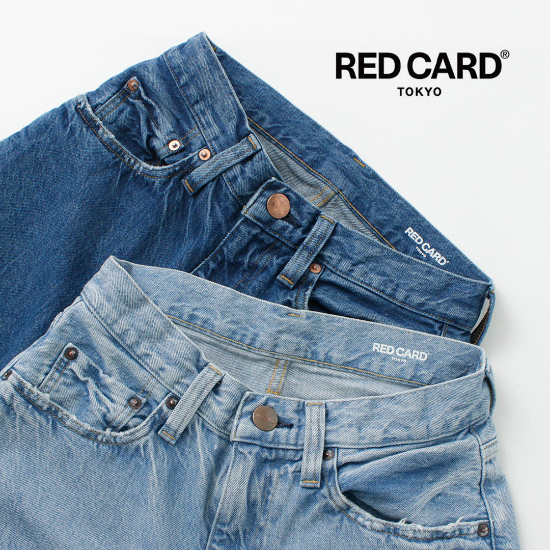 RED CARD（レッドカード） 90s バギー ワイドテーパードデニム / レディース ボトムス ジーンズ パンツ 綿 コットン 90s Baggy  Wide Tapered