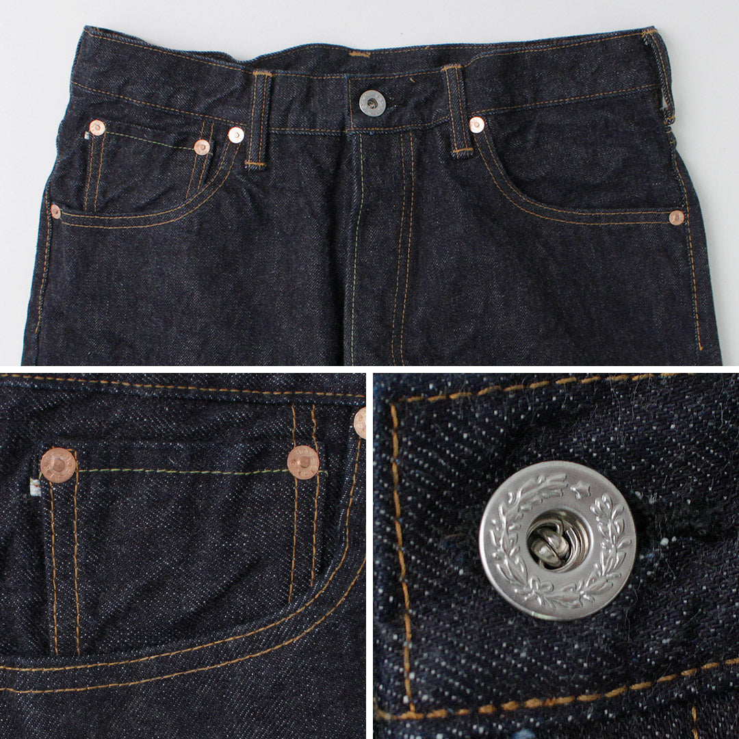 FOB FACTORY（FOBファクトリー） F165 セルヴィッチ ガレージ デニム / メンズ ジーンズ ジーパン パンツ ワンウォッシュ 日本製  SELVEDGE GARAGE DENIM 5P