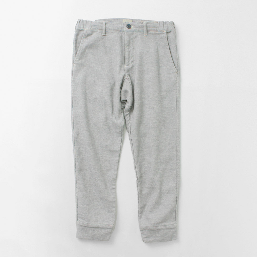 FOB FACTORY（FOBファクトリー） F0520 リラックス スウェットパンツ イージー アンクル丈 9分 メンズ スリム 日本製 RELAX  SWEAT PANTS