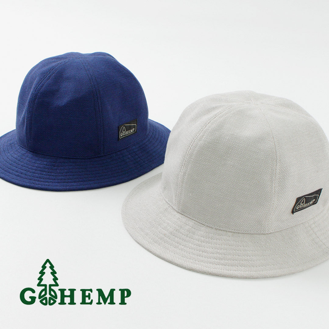 GOHEMP（ゴーヘンプ） メトロハット ヘンプコットン ブロークンツイル