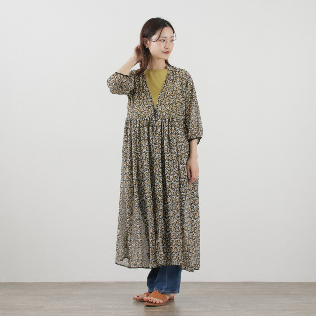 KELEN / ケレン」VINTAGE FLOWER DRESS COAT / MADI-