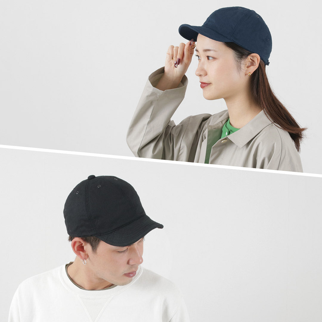 HIGHER(ハイアー) ステッチクロス キャップ / メンズ レディース ユニセックス 帽子 綿 コットン 日本製 Stitch CLOTH CAP CAMEL / 2