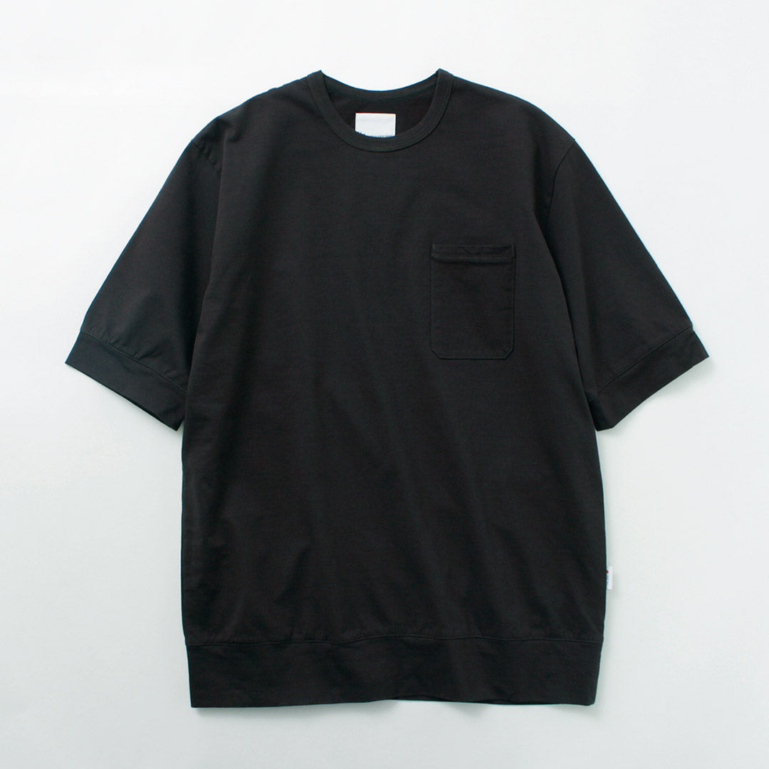 RE MADE IN TOKYO JAPAN Hard Fabric Wide Pocket T-Shirt