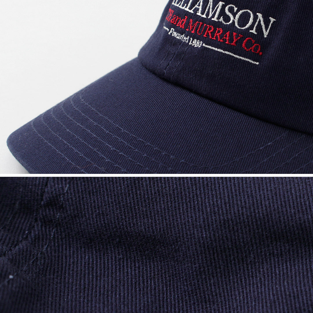 SHINZONE（シンゾーン） ウィリアムソン キャップ / レディース 帽子 ホワイト ロゴ コットン 綿 ネイビー 刺繍 23MMSIT02  WILLIAMSON CAP