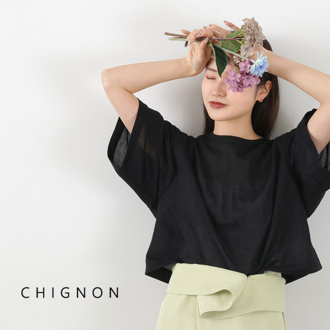 30％OFF】CHIGNON（シニヨン） シア—ボクシーT / トップス Tシャツ