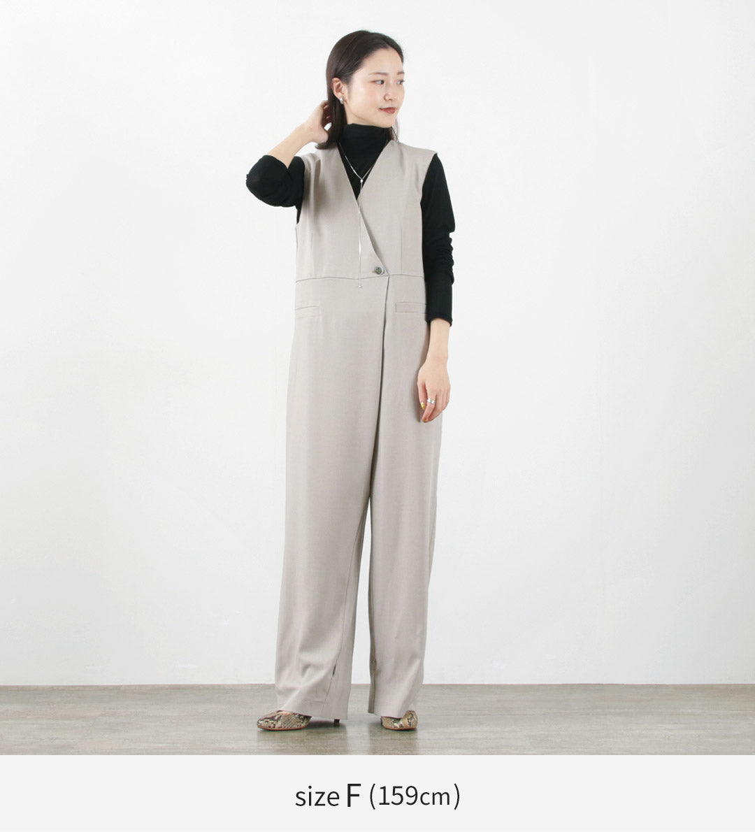 CHIGNON(シニヨン)/交織サロペットパンツ - レディースファッション