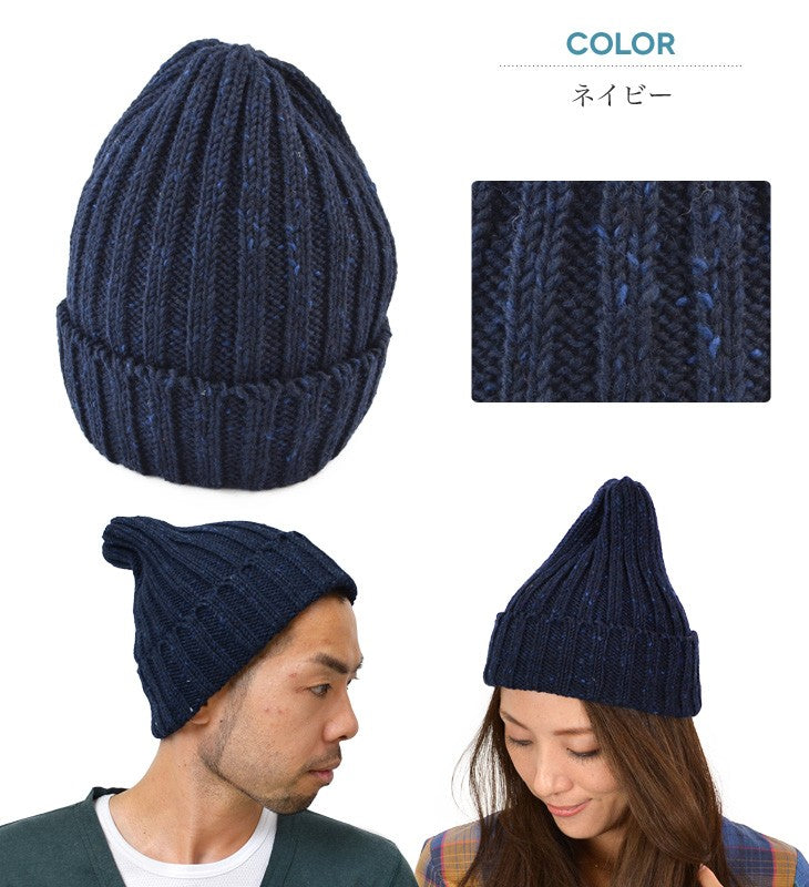 INVERALLAN Nep Wool Knit Capda220801