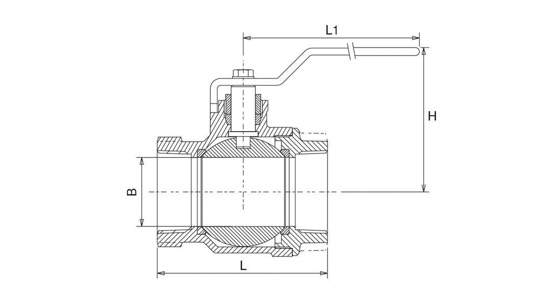 Ball Valve Crane 2 นิ้ว DZR Brass Extend Stem Model D171EXS Class PN25