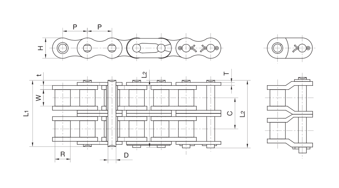 Duplex Roller Chains