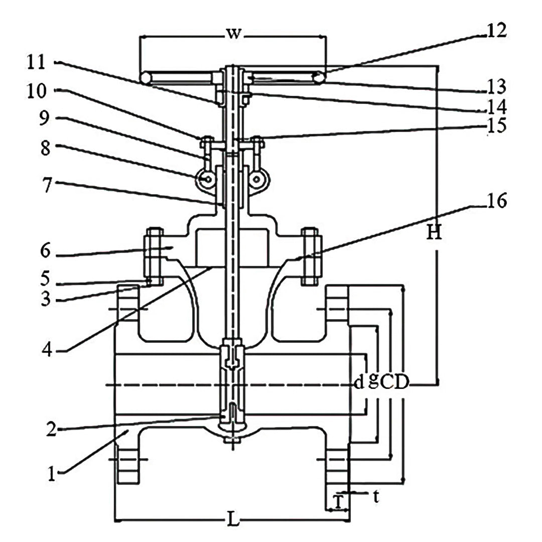 Gate Valve ARITA Model SGA - F104 , SGA - F116