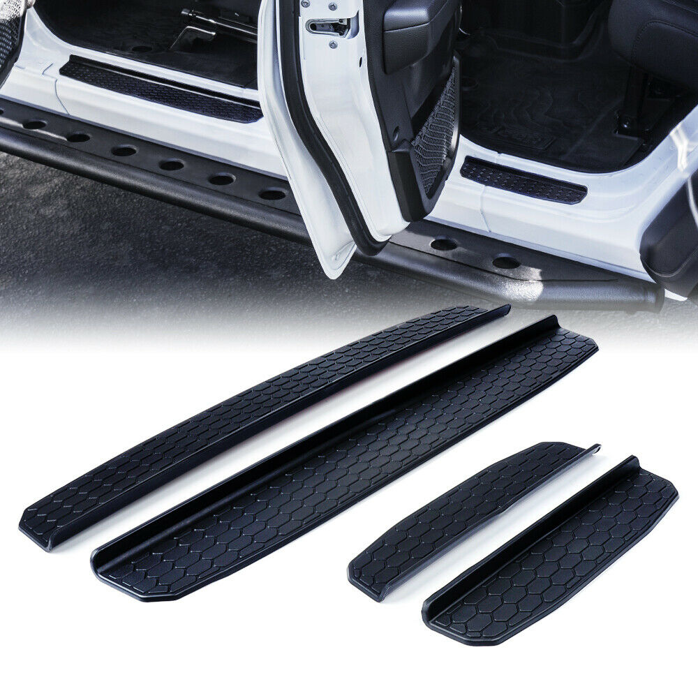 Door Sill Guards Entry Plate with Cover Protective Trim for 18-21 Jeep  Wrangler from Weathers Auto Supply