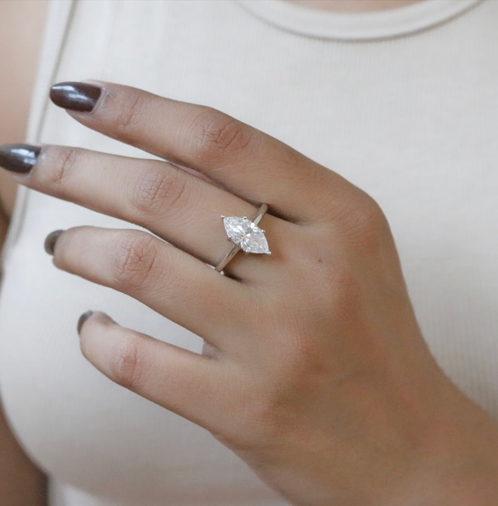 Certified 2ct. t.w. Moissanite Diamond Radiant Cut Engagement Ring NEW |  Radiant cut engagement rings, Engagement ring cuts, Diamond cuts