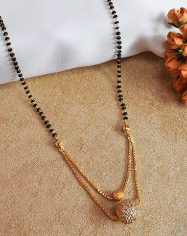 Traditional Gold Bead Mangalsutra