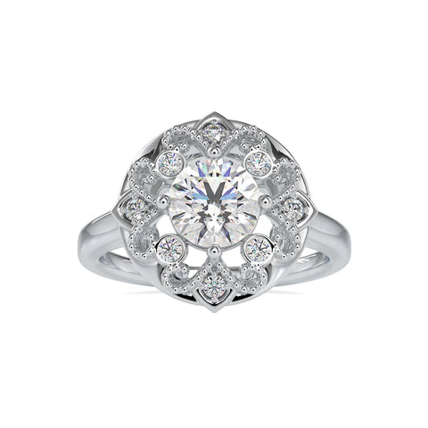 Victoria Moissanite Solitaire