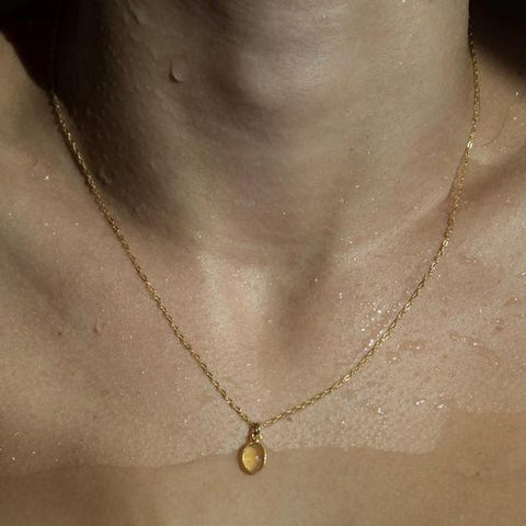 Citrine Gemstone Necklace