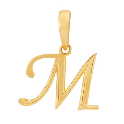 Jewelry, Letter M Initial Charm 14k Gold Bracelet