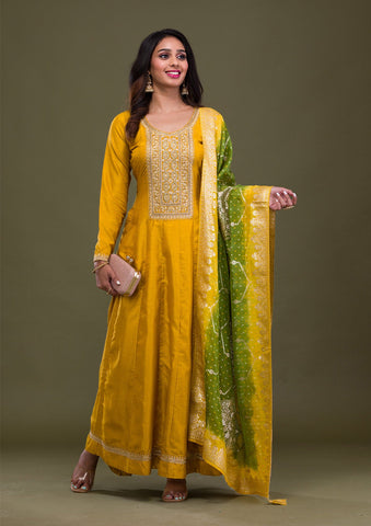 Buy Silk Salwar Suit Online
