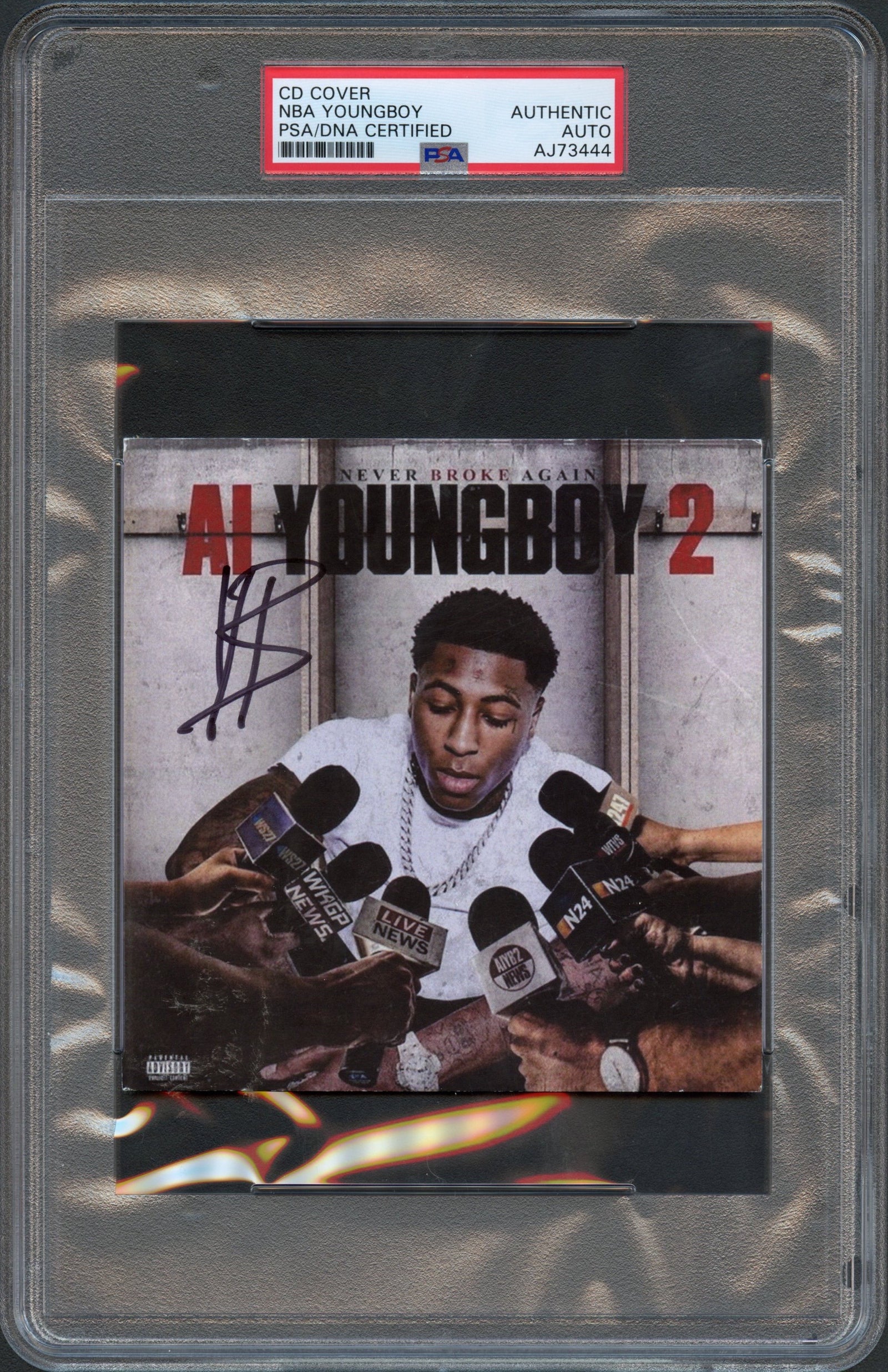 NBA Youngboy Signed Autographed CD “AI Youngboy 2” PSA/DNA Authenticat