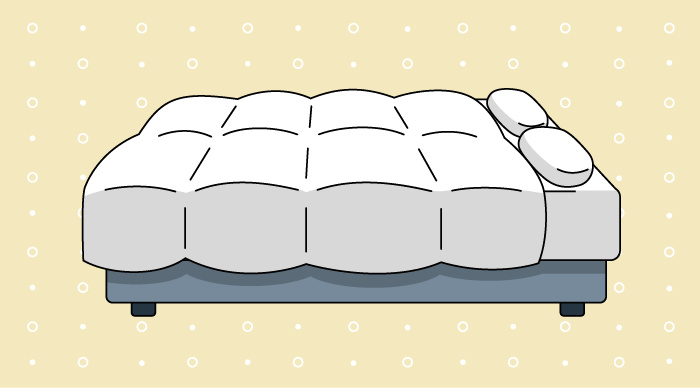 King Mattress Size Dimension Illustration