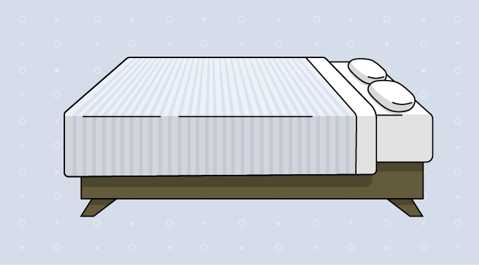 Queen Mattress Size Illustration