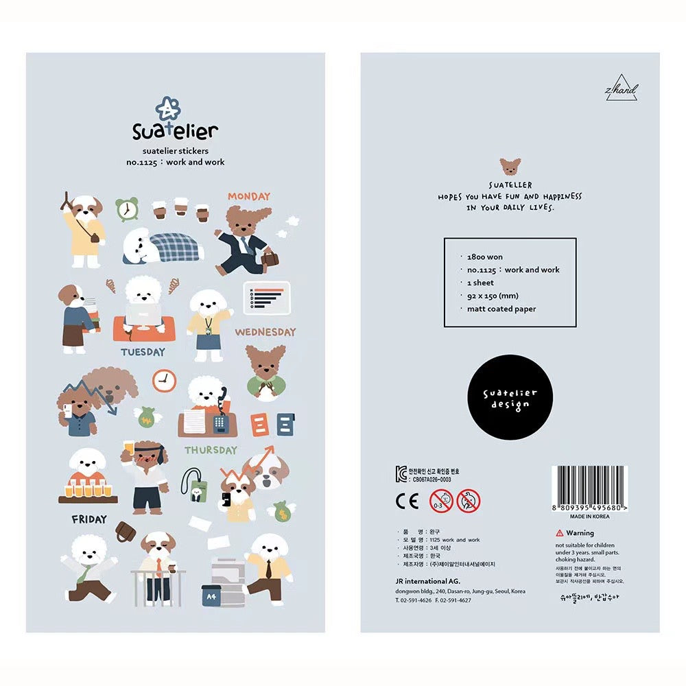 Suatelier - no.1126 Market Stickers – Mr.Pen