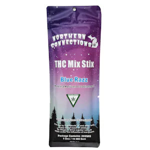 Northern Connections | 200mg THC Mix Sticks | Blue Razz - strongestmedz - Blue Pixie Sticks