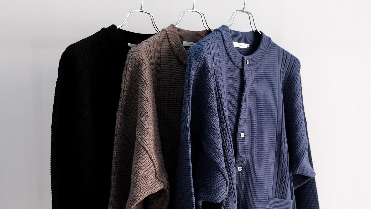 といえば。｜YASHIKI 22AW Yukisora Cardigan｜えん -en-