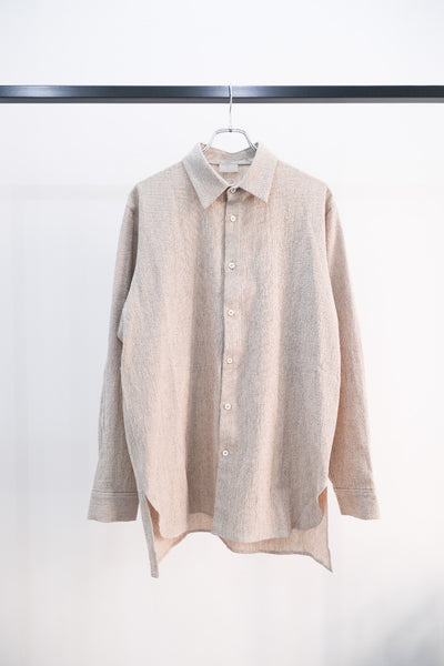 Offset | Cotton voile striped shirt | Yamauchi 23SS | En -en-