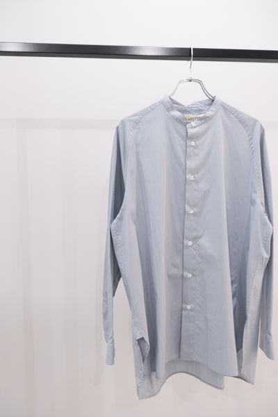 すらすら｜RAGLAN STAND COLLAR SHIRT B｜POLYPLOID 24SS｜えん -en-