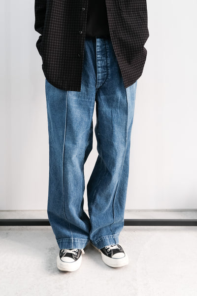 なんだか｜NEPPED OLD DENIM 52 TROUSERS｜ULTERIOR 23SS｜えん -en-