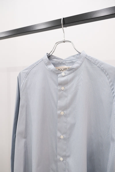 すらすら｜RAGLAN STAND COLLAR SHIRT B｜POLYPLOID 24SS｜えん -en-