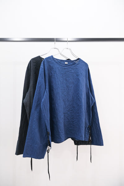 印｜India Fabric Overdyed Smock Shirt｜Fujimoto 24SS｜えん -en-