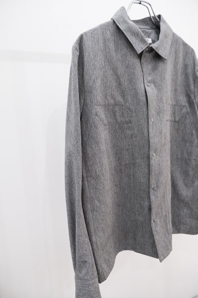 引く｜2Pocket Dungarees Shirts｜OPPOSE DUALITY 24SS｜えん -en-